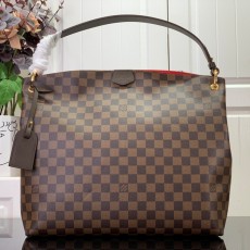 루이비통 LOUIS VUITTON 2024 SS 다미에 에벤 그레이스풀 호보백 MM N44045 미러급