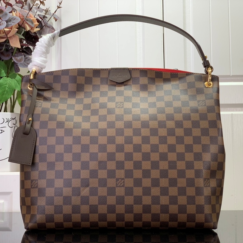 루이비통 LOUIS VUITTON 2024 SS 다미에 에벤 그레이스풀 호보백 MM N44045 미러급