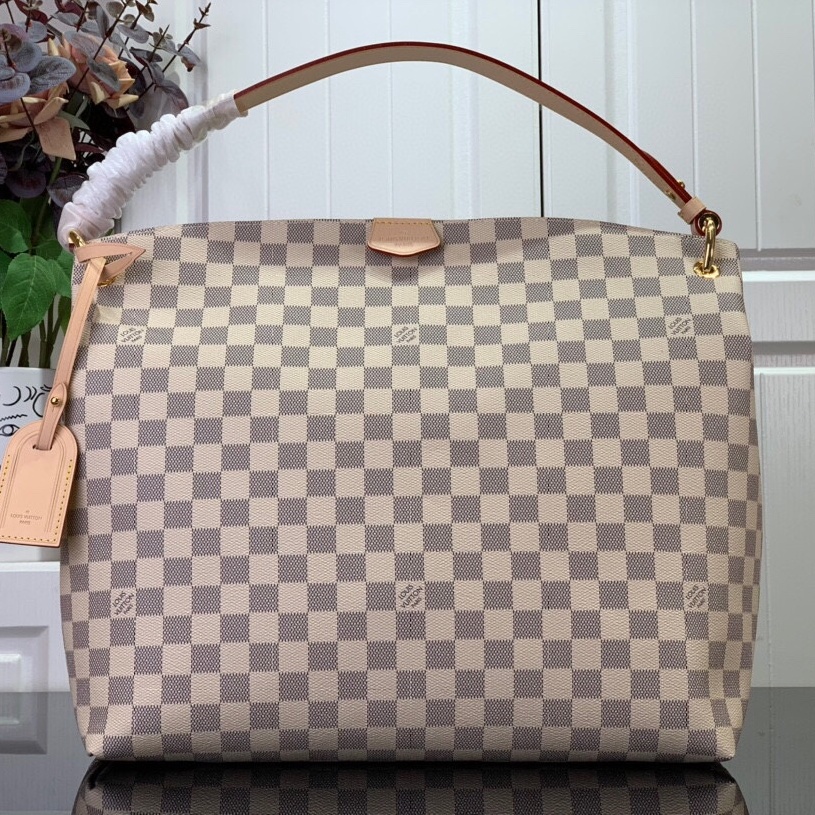 루이비통 LOUIS VUITTON 2024 SS 다미에 아주르 그레이스풀 호보백 MM N42233 미러급