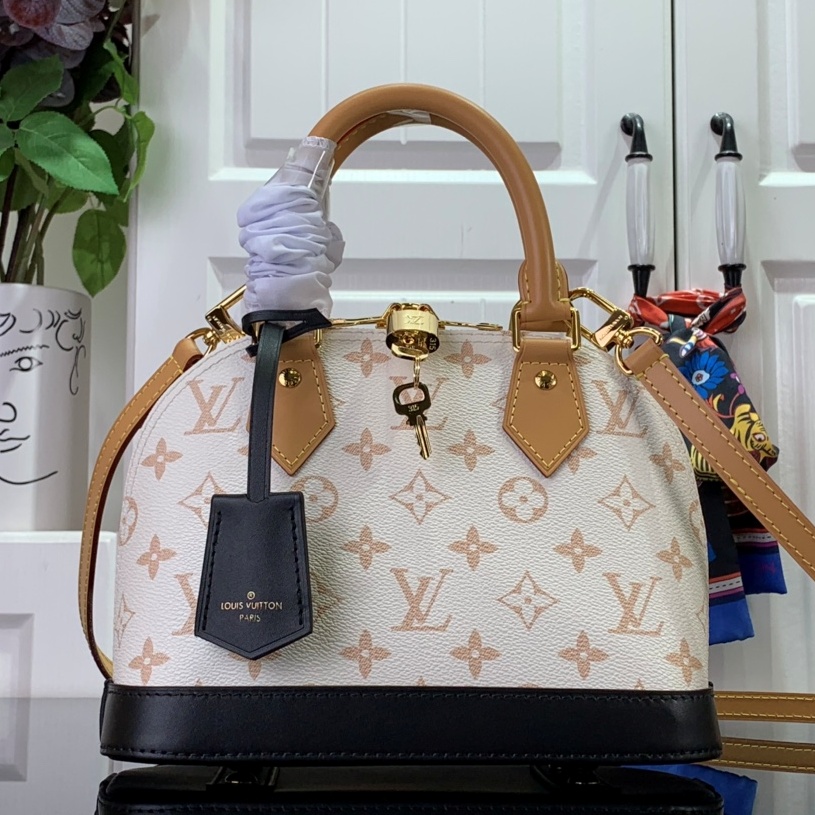 루이비통 LOUIS VUITTON 2024 SS 모노그램 알마 BB 토트백 화이트 M53152 미러급