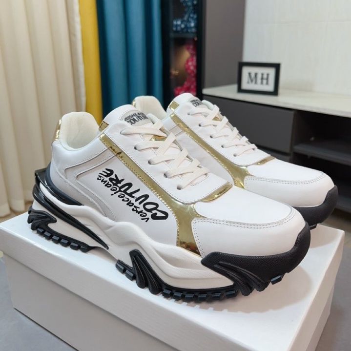 구찌 GUCCI 2024 SS 캐릭터 로고 골드라인 남성 슈즈 커스텀급
