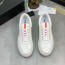 프라다 PRADA 2024 SS 금속로고 레드라인 화이트 남성 슈즈 커스텀급