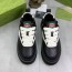 구찌 GUCCI 2024 SS 벌 캐릭터 삼선패치 검흰 남성 슈즈 커스텀급