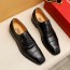 페레가모 FERRAGAMO 2024 SS 금속로고 스티치 브라운 남성 구두 커스텀급