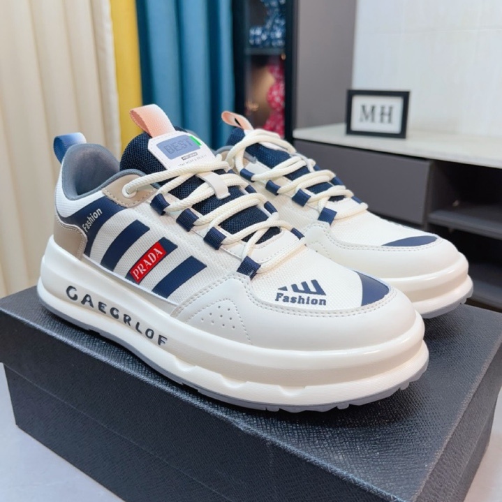 프라다 PRADA 2024 SS 패치로고 스트라이프 남성 슈즈 커스텀급