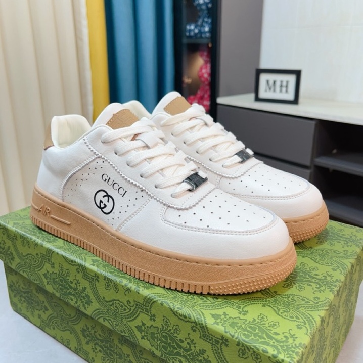 구찌 GUCCI 2024 SS 캐릭터 패치로고 투톤 남성 슈즈 커스텀급