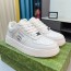 구찌 GUCCI 2024 SS 캐릭터 패치로고 화이트 남성 슈즈 커스텀급