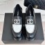 샤넬 CHANEL 2024 SS CC 패치로고 민무늬 블랙 여성 슈즈 커스텀급