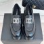 샤넬 CHANEL 2024 SS CC 패치로고 민무늬 블랙 여성 슈즈 커스텀급