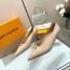 루이비통 LOUIS VUITTON 2024 SS 캐릭터 로고 베이지 여성 구두 커스텀급
