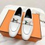 에르메스 HERMES 2024 SS H로고 화이트 여성 슈즈 커스텀급