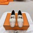 에르메스 HERMES 2024 SS H로고 테슬장식 베이지 여성 슈즈 커스텀급