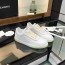 샤넬 CHANEL 2024 SS 스티치 CC로고 화이트 옐로우텝 여성 슈즈 커스텀급