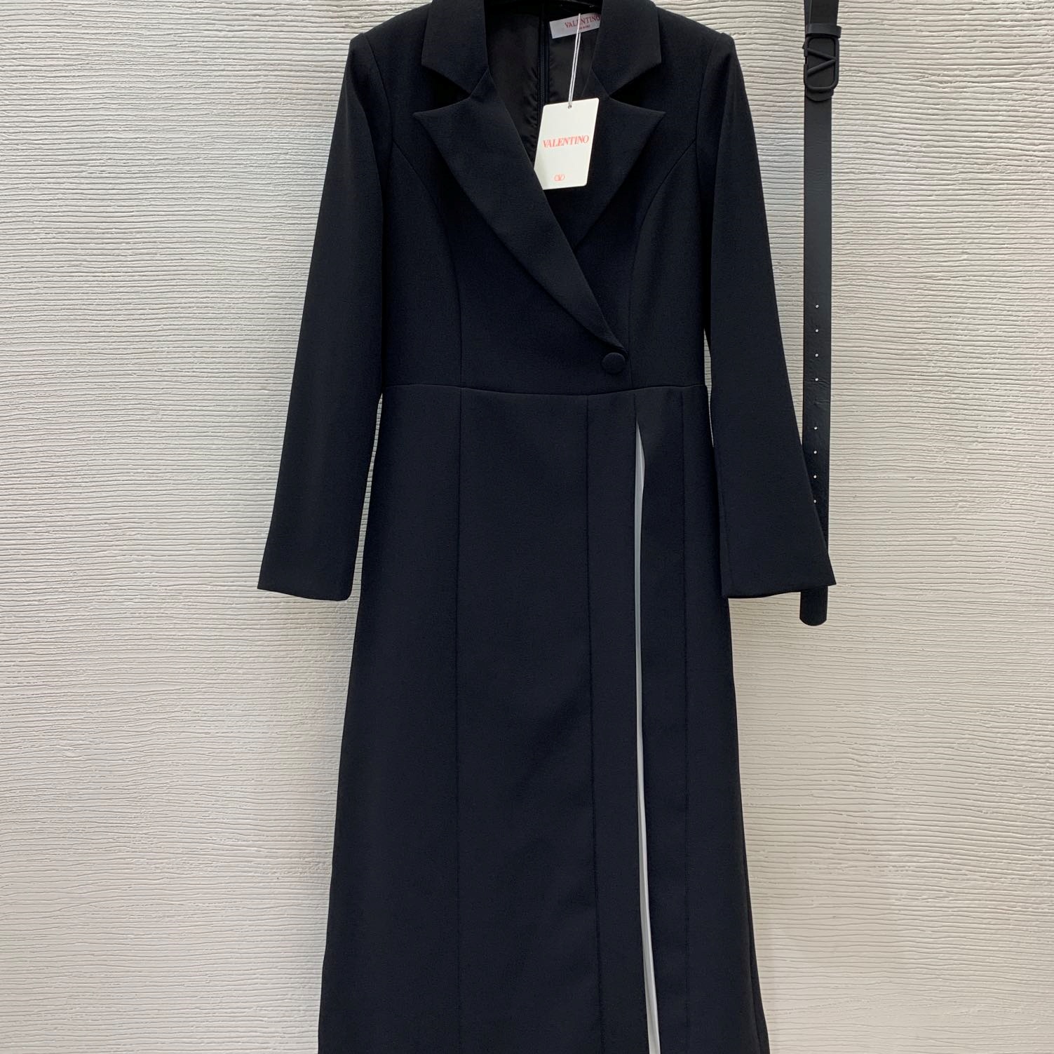 발렌티노 VALENTINO 2024 SS 카라 투톤 긴팔 여성 원피스 커스텀급