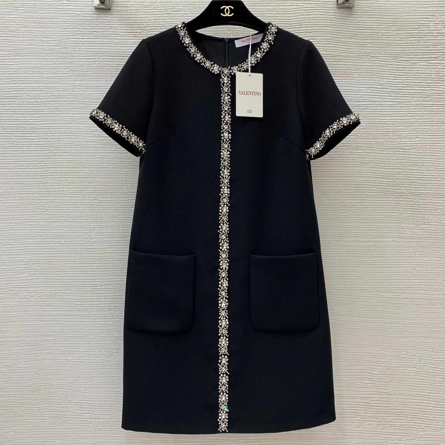 발렌티노 VALENTINO 2024 SS 큐빅 포켓 반팔 여성 원피스 커스텀급