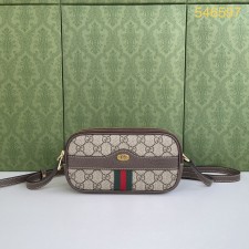 구찌 GUCCI 2024 SS 오피디아 수프림 크로스백 브라운 546597 커스텀급