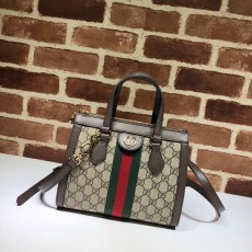 구찌 GUCCI 2024 SS GG 오피디아 스몰 토트백 브라운 547551 커스텀급