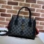 구찌 GUCCI 2024 SS GG 데님 재키 미듐 토트백 블랙 685129 커스텀급