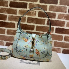 구찌 GUCCI 2024 SS 재키 1961 스몰 호보백 플라워 636709 커스텀급