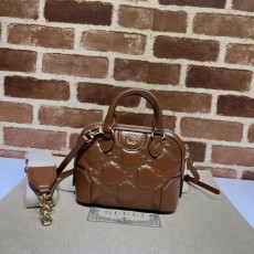 구찌 GUCCI 2024 SS 시마라인 마틀라세 핸드백 브라운 727793 커스텀급