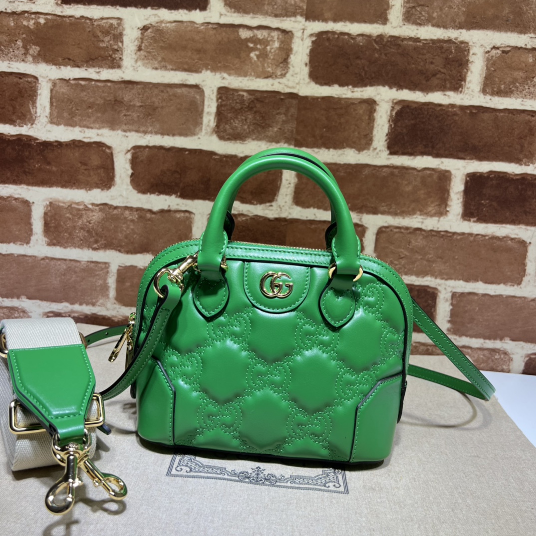 구찌 GUCCI 2024 SS 시마라인 마틀라세 핸드백 그린 727793 커스텀급