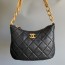 샤넬 CHANEL 2024 SS 램스킨 블랙 체인 퀄팅 숄더백 SA4220 커스텀급