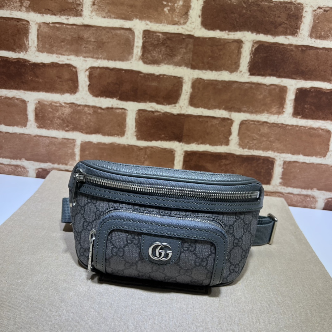 구찌 GUCCI 2024 SS 인터로킹 G 벨트백 그레이 682933 커스텀급