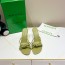 보테가 베네타 BOTTEGA VENETA 2024 SS 끈리본 그린 여성 슬리퍼 샌들 커스텀급