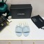 샤넬 CHANEL 2024 SS 자수로고 스트라이프 민트 여성 슬리퍼 커스텀급