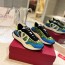 발렌티노 VALENTINO 2024 SS 캐릭터 로고 레이스 블루그린 여성 스니커즈 커스텀급