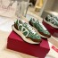 발렌티노 VALENTINO 2024 SS 캐릭터 로고 레이스 브라운그린 여성 스니커즈 커스텀급