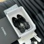 샤넬 CHANEL 2024 SS 캐릭터 로고 블랙 체크 트위드 블랙 여성 구두 커스텀급