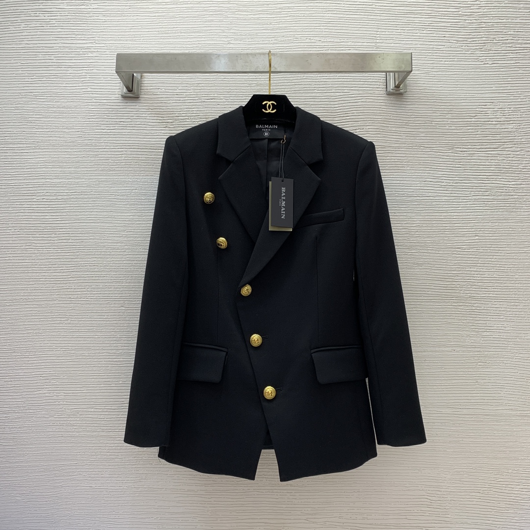 발망 BAIMAIN 2024 SS 캐릭터 로고 단추장식 포켓 여성 자켓 커스텀급