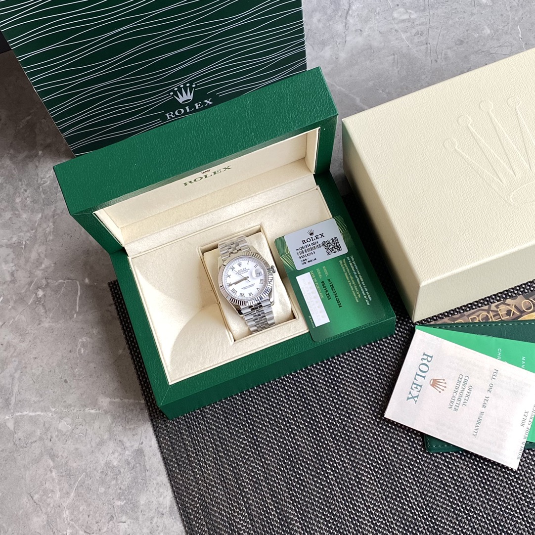 로렉스 ROLEX 2024 SS 데이저스트 스틸 화이트판 날자형 오토메틱 3235 남성 시계