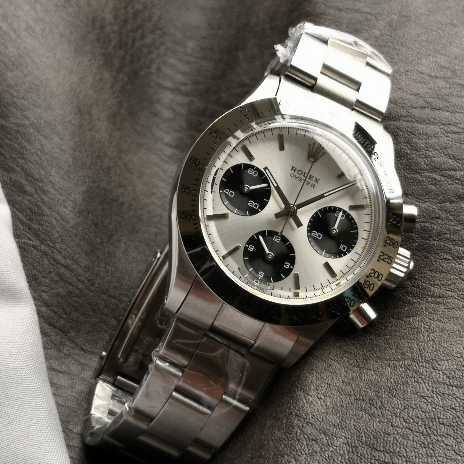 ROLEX 2024 SS  Daytona Oyster  로렉스 데이토나 오이스터 스틸 화이트판 크로노그라프 남성 시계