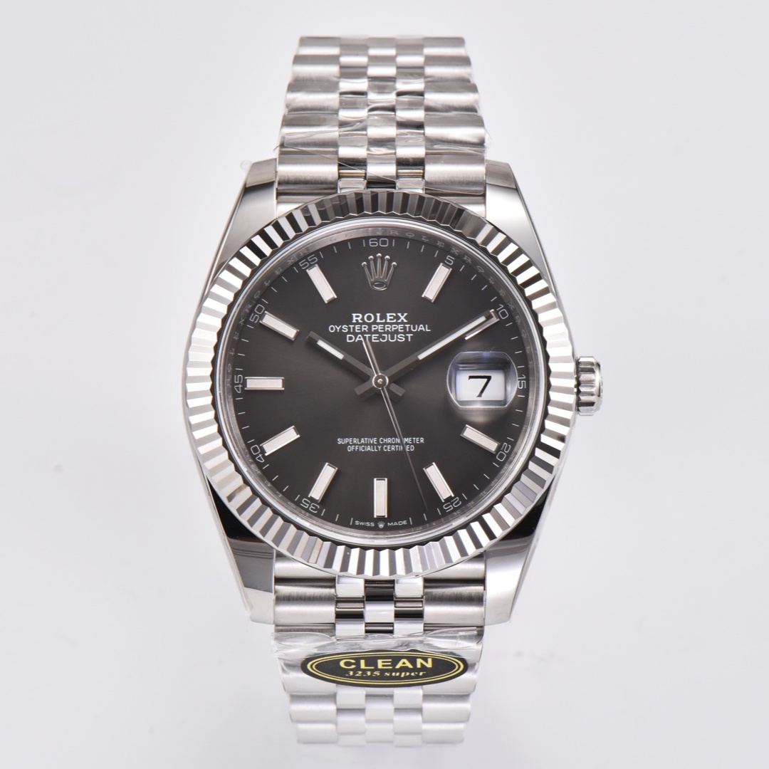 ROLEX 2024 SS clean-datejust 로렉스 클린 데이져스트 126334 스틸 딥브라운 3235 오토메틱 남성 시계