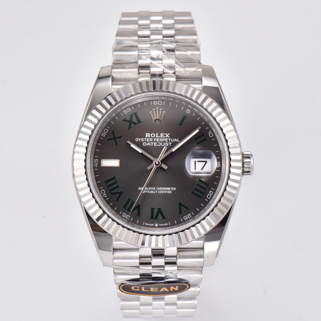 ROLEX 2024 SS clean-datejust 로렉스 클린 데이져스트 126334 스틸 브라운 3235 오토메틱 남성 시계
