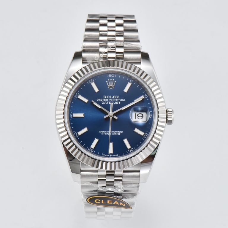 ROLEX 2024 SS clean-datejust 로렉스 클린 데이져스트 126334 스틸 딥블루 3235 오토메틱 남성 시계