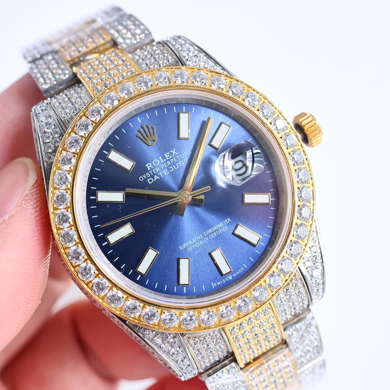 ROLEX 2024 SS Datejust 로렉스 데이저스트 다이아몬드 스틸 2824 오토메틱 남성 시계