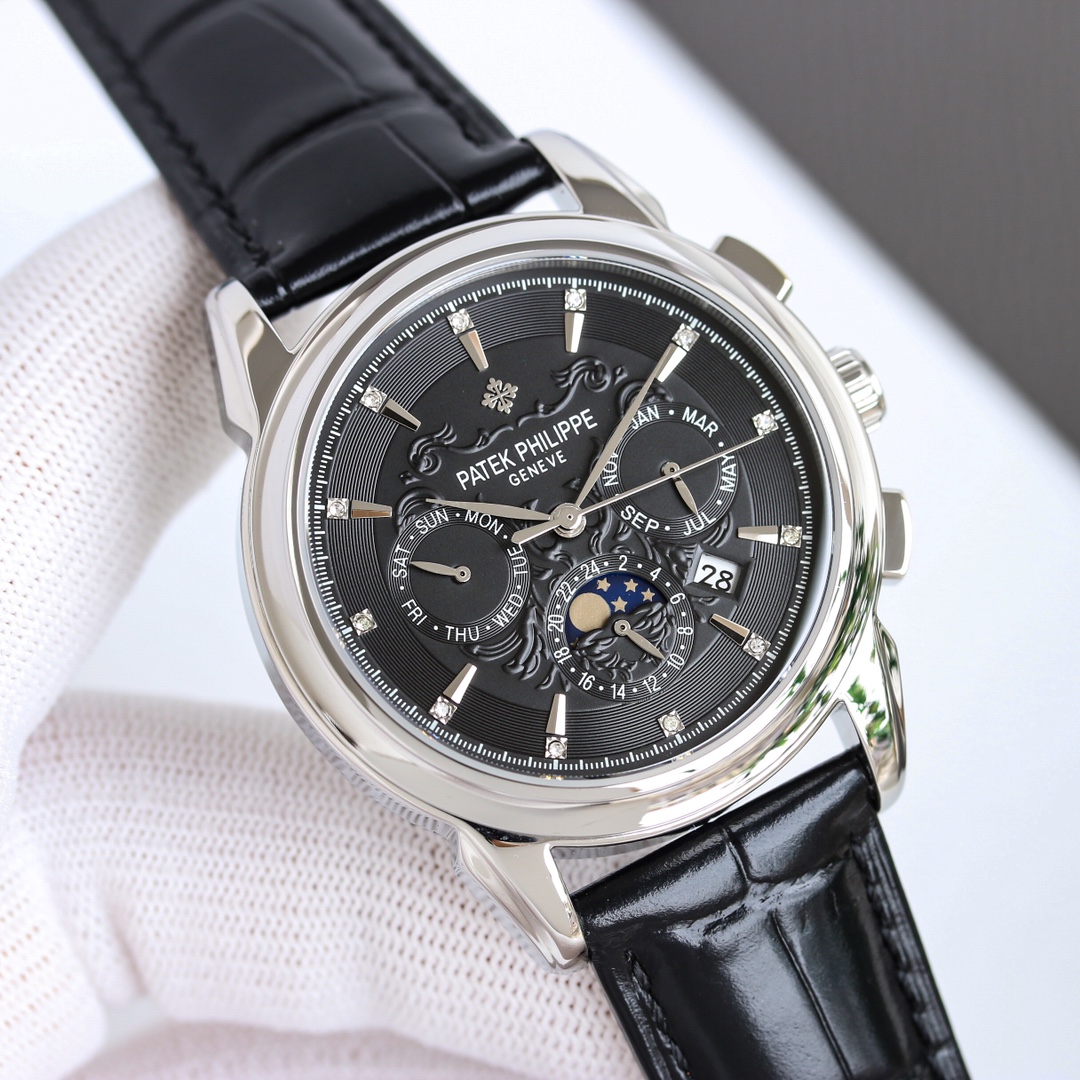 PATEK PHILIPPE 2024 SS COMPLICATION 파텍필립 컴플리케이션 밴드 9100 오토메틱 남성 시계