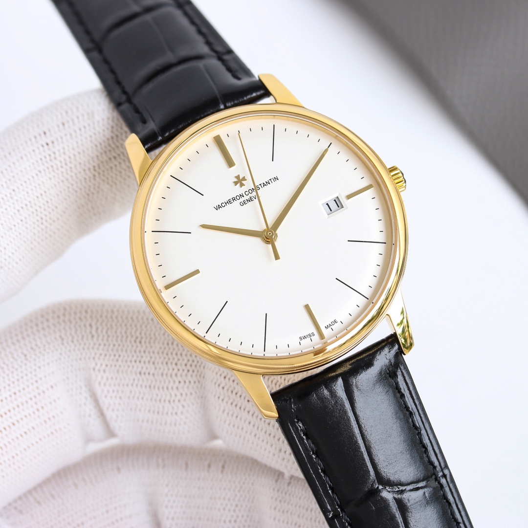 VACHERON CONSTANTIN 2024 SS Patrimony Contemporaine Date Self-Winding 바쉐론 콘스탄틴 패트리모니 컨템포레인 데이트 셀프 와인딩 9015 오토메틱 남성 시계