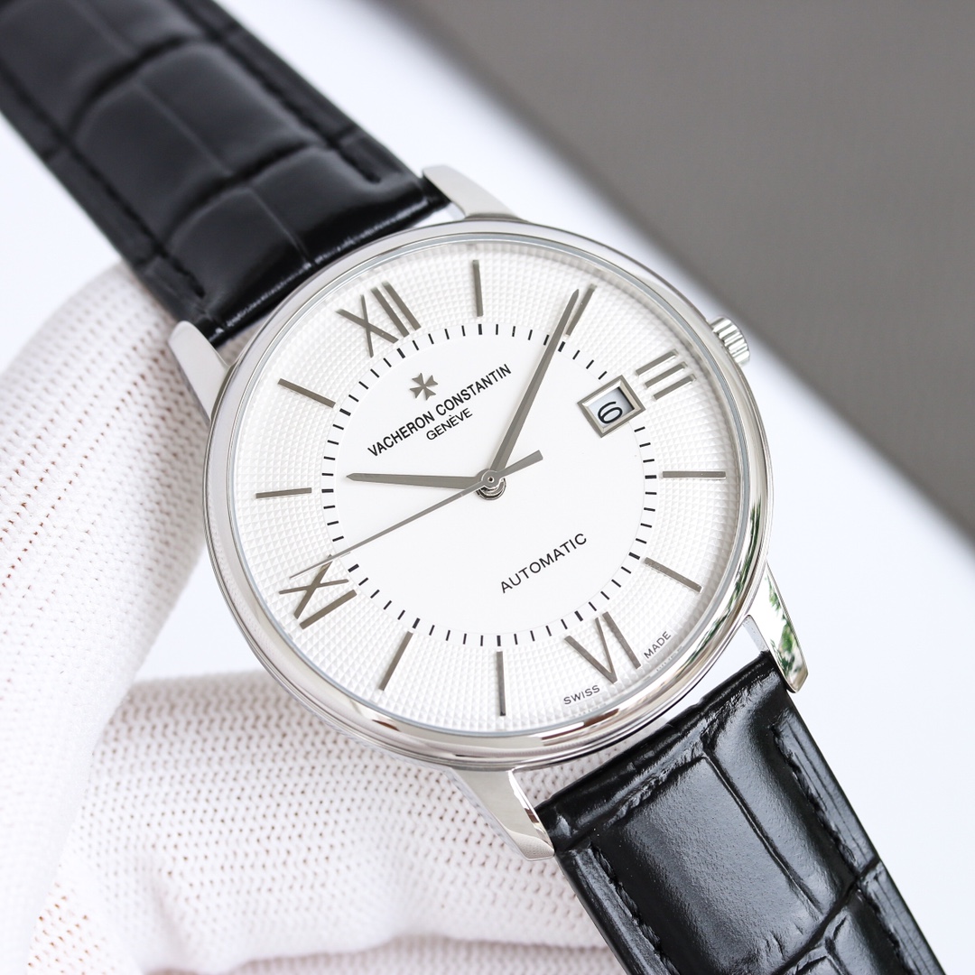 VACHERON CONSTANTIN 2024 SS Patrimony Contemporaine Date Self-Winding 바쉐론 콘스탄틴 패트리모니 컨템포레인 데이트 셀프 와인딩 9015 오토메틱 남성 시계