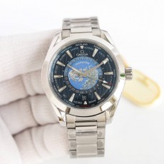 OMEGA 2024 SS Seamaster Aqua Terra 오메가 시마스터 아쿠아테라 월드 타이머 8938 오토메틱 남성 시계