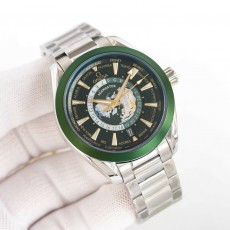 OMEGA 2024 SS Seamaster Aqua Terra 오메가 시마스터 아쿠아테라 월드 타이머 8938 오토메틱 남성 시계