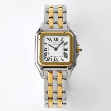 CARTIER 2024 SS Panthère de 까르띠에 팬더 드 스위스 론다 쿼츠 투톤 스틸 여성 시계