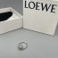 LOEWE 2024 SS 로에베 실버 캐릭터 로고 데일리 패션 여성 반지 커스텀급
