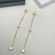 MIUMIU 2024 SS 미우미우 다이아 골드 럭셔리 패션 여성 귀걸이 커스텀급