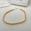 CÉLINE 2024 SS 셀린느 캐릭터 골드 럭셔리 패션 여성 목걸이 커스텀급