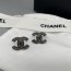 CHANEL 2024 SS 샤넬 다이아 블랙실버라인 럭셔리 패션 여성 귀걸이 커스텀급