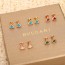BVLGARI 2024 SS 불가리 쉘 다이아 럭셔리 패션 여성 귀걸이 커스텀급